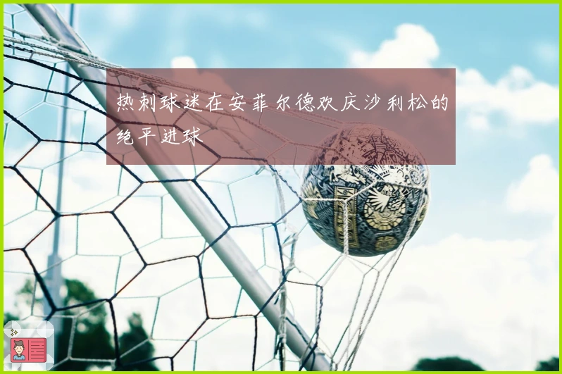 热刺球迷在安菲尔德欢庆沙利松的绝平进球